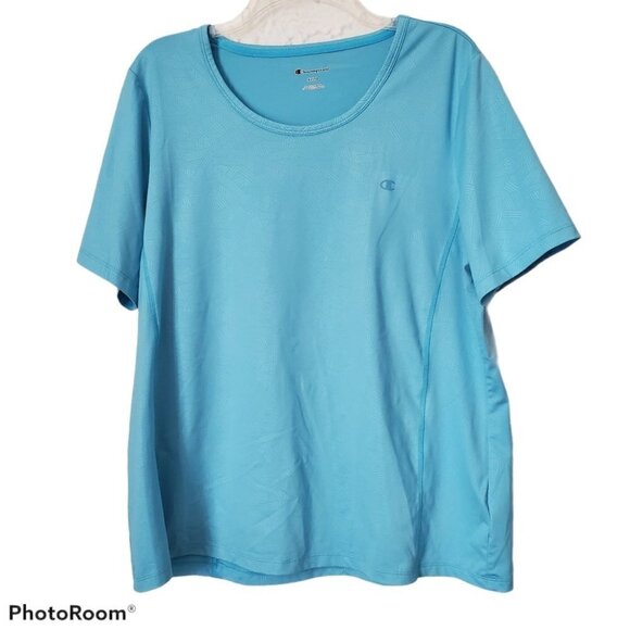 Champion Blue Short Sleeve Top - Picture 1 of 3
